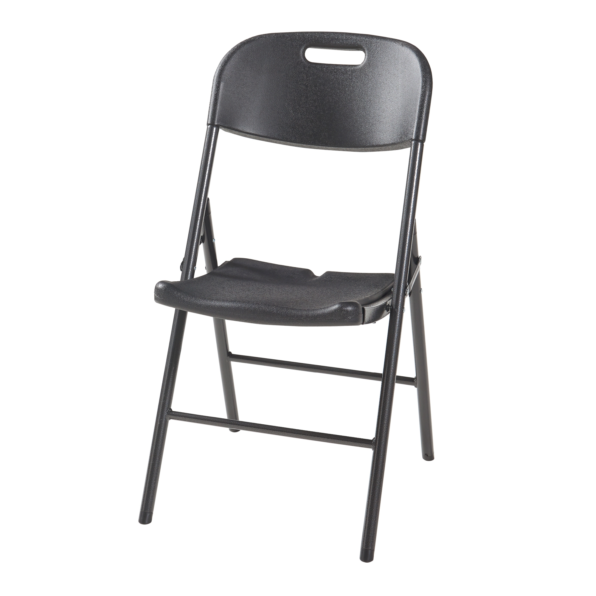 Set de 4 sillas plegables ljusnarsberg metal/plástico 87x46x53cm - negro