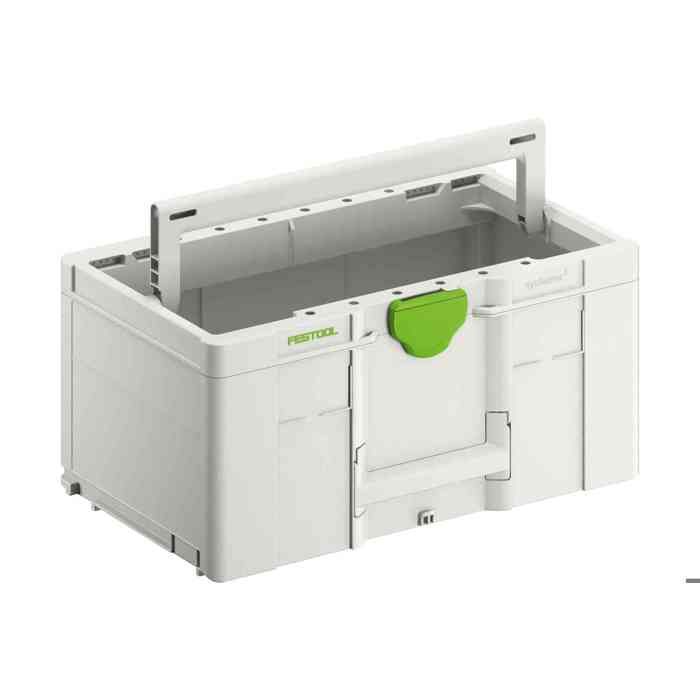 Caja de herramientas - festool - sys3 tb l 237 - plástico - 20 kg - apertur