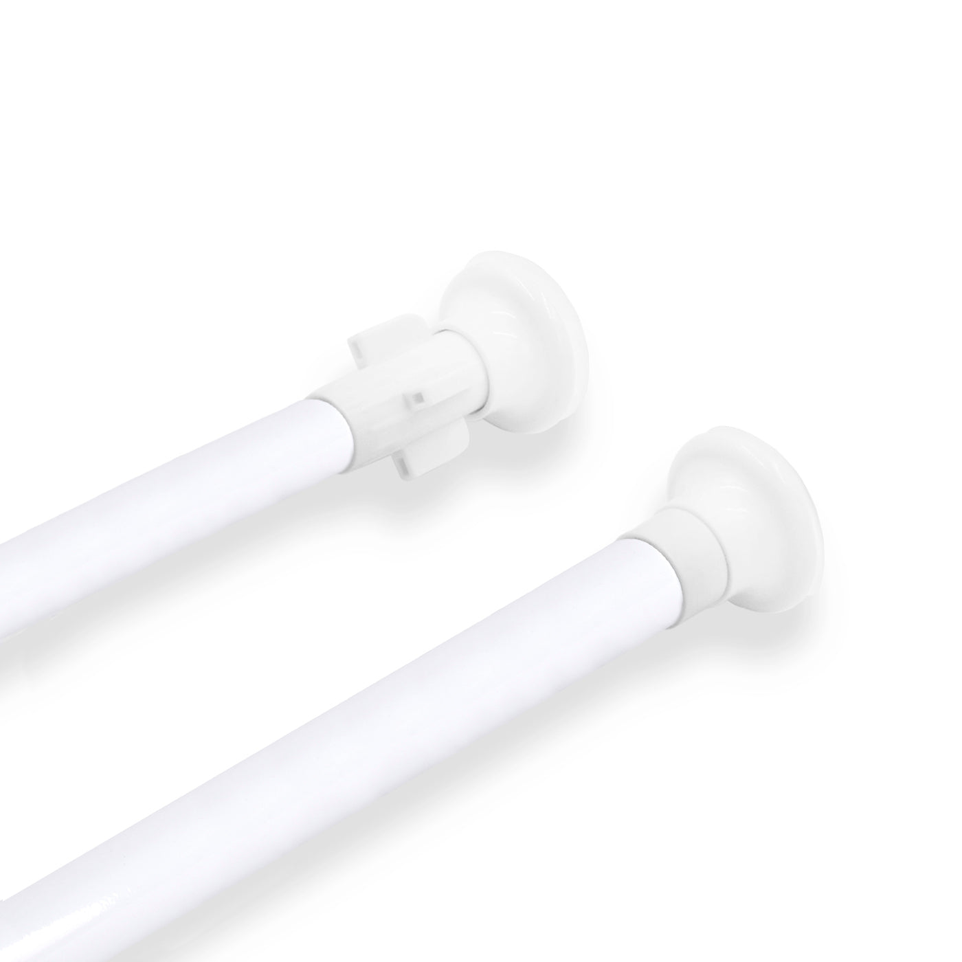 Barra extensible para ropero y cortina de ducha (70-120cm blanco)