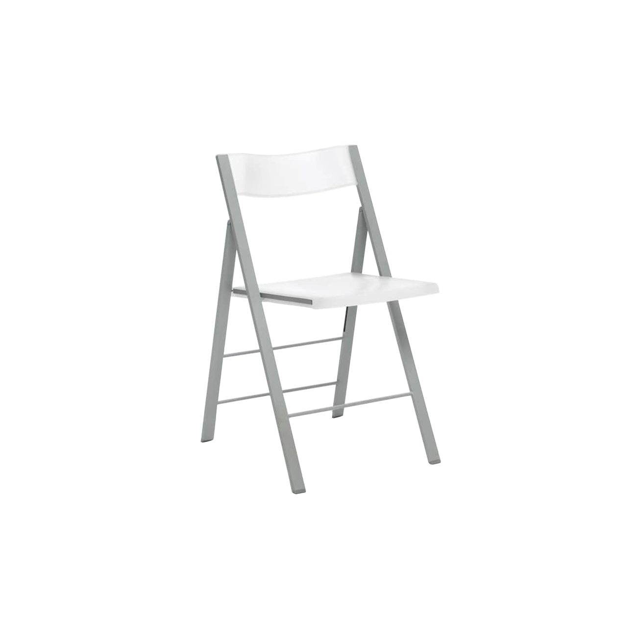 Pack 4 sillas plegables 48x45 cm pisa blanco