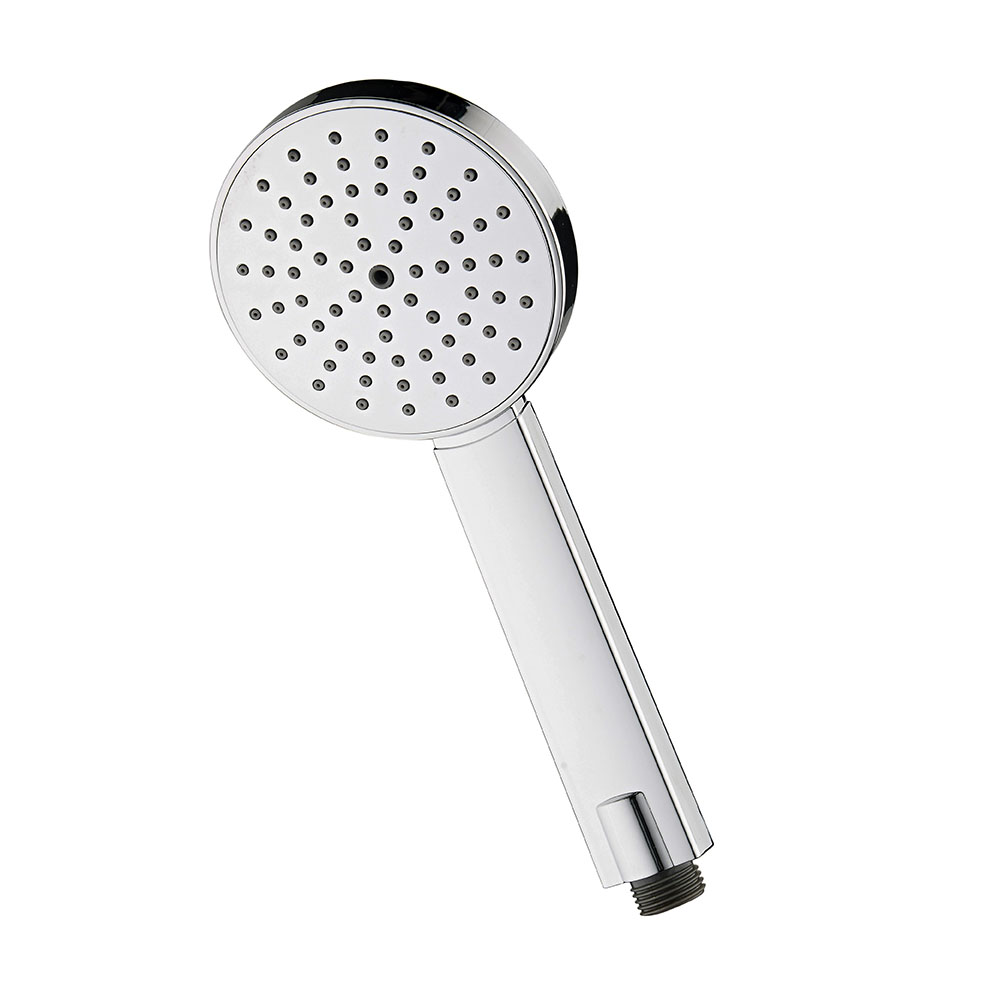 Kibath mango de ducha 1 posición nan redondo acabado cromo brillo de abs