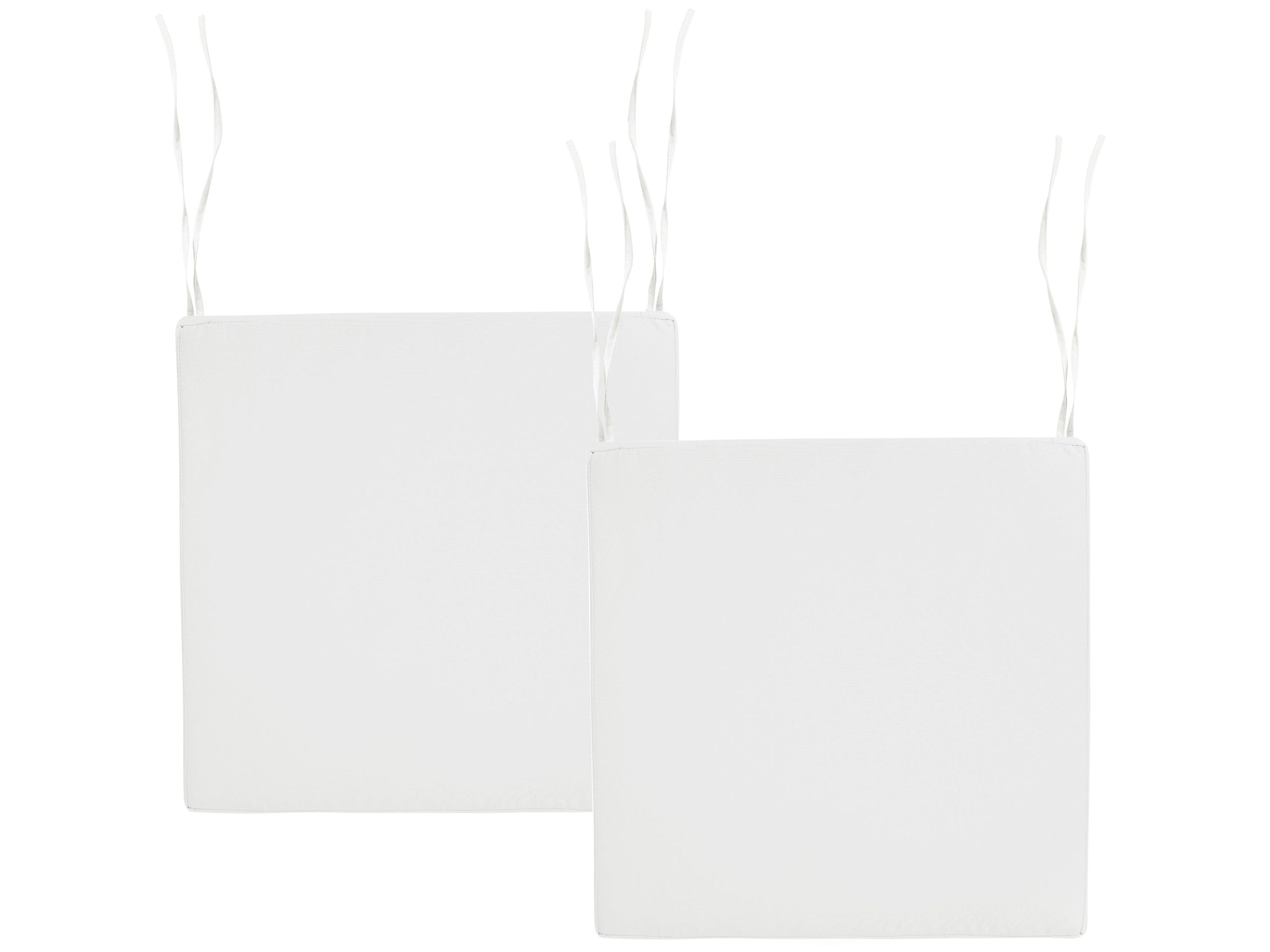 Cojín de asiento blanco crema sassari premium
