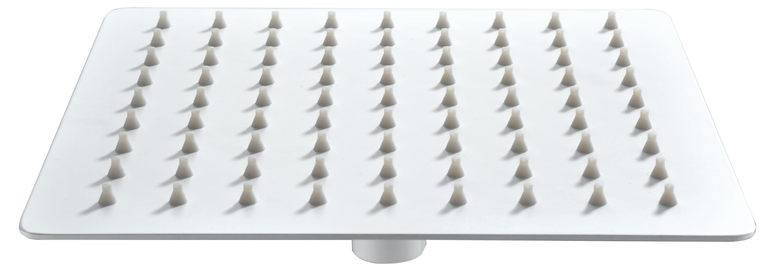 Imex - rociador ducha efecto lluvia de 25x25cm blanco