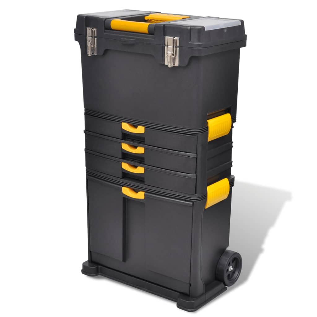 vidaXL caja de herramientas carrito portátil