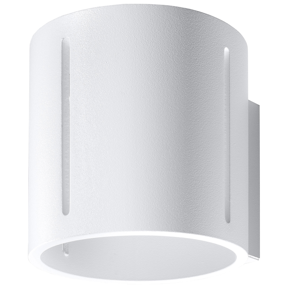 Lámpara de pared inez 1 blanco aluminio 10x10x12cm