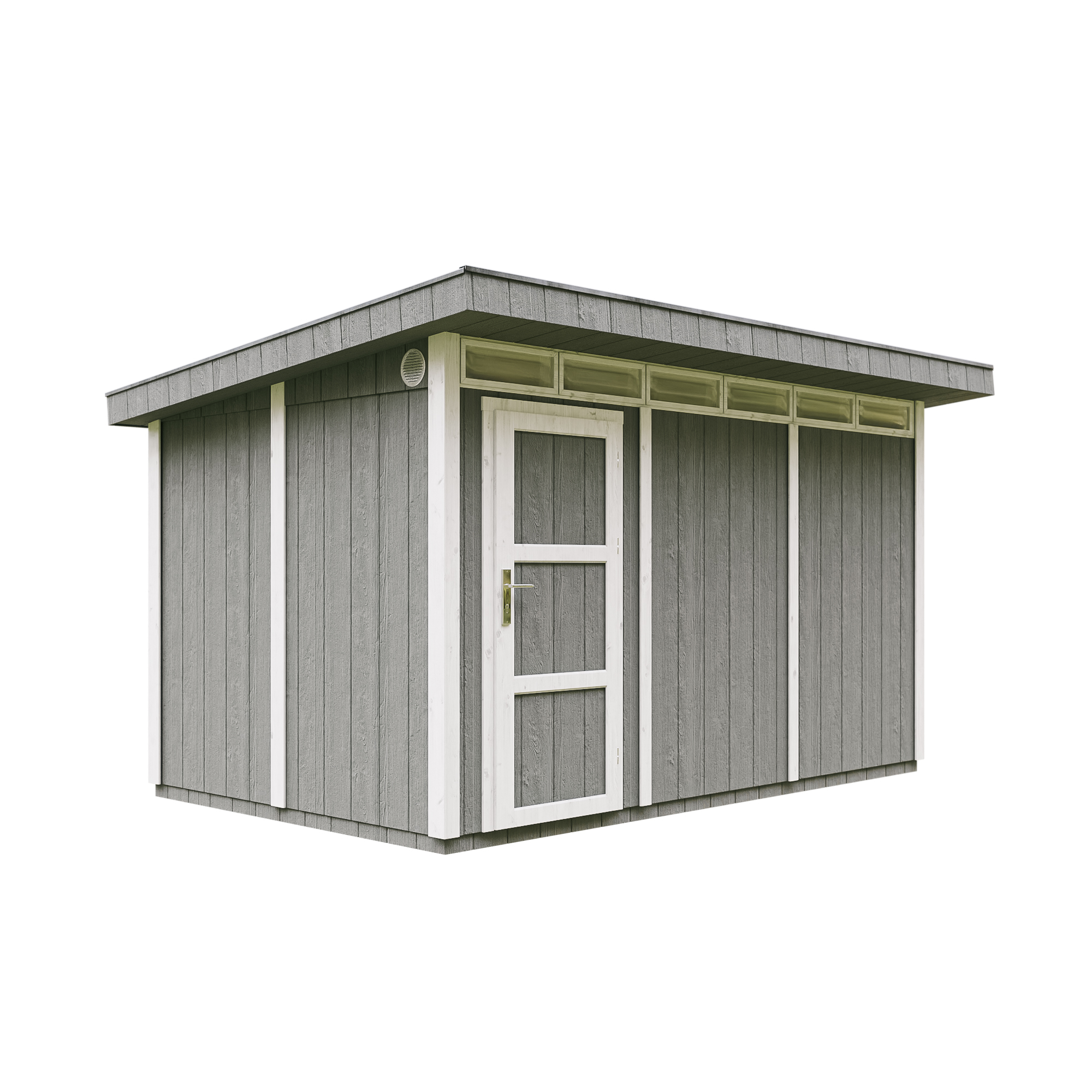 Caseta de jardín Timbela m904-cavern steel, 8,7 m², premium, 412×279 cm