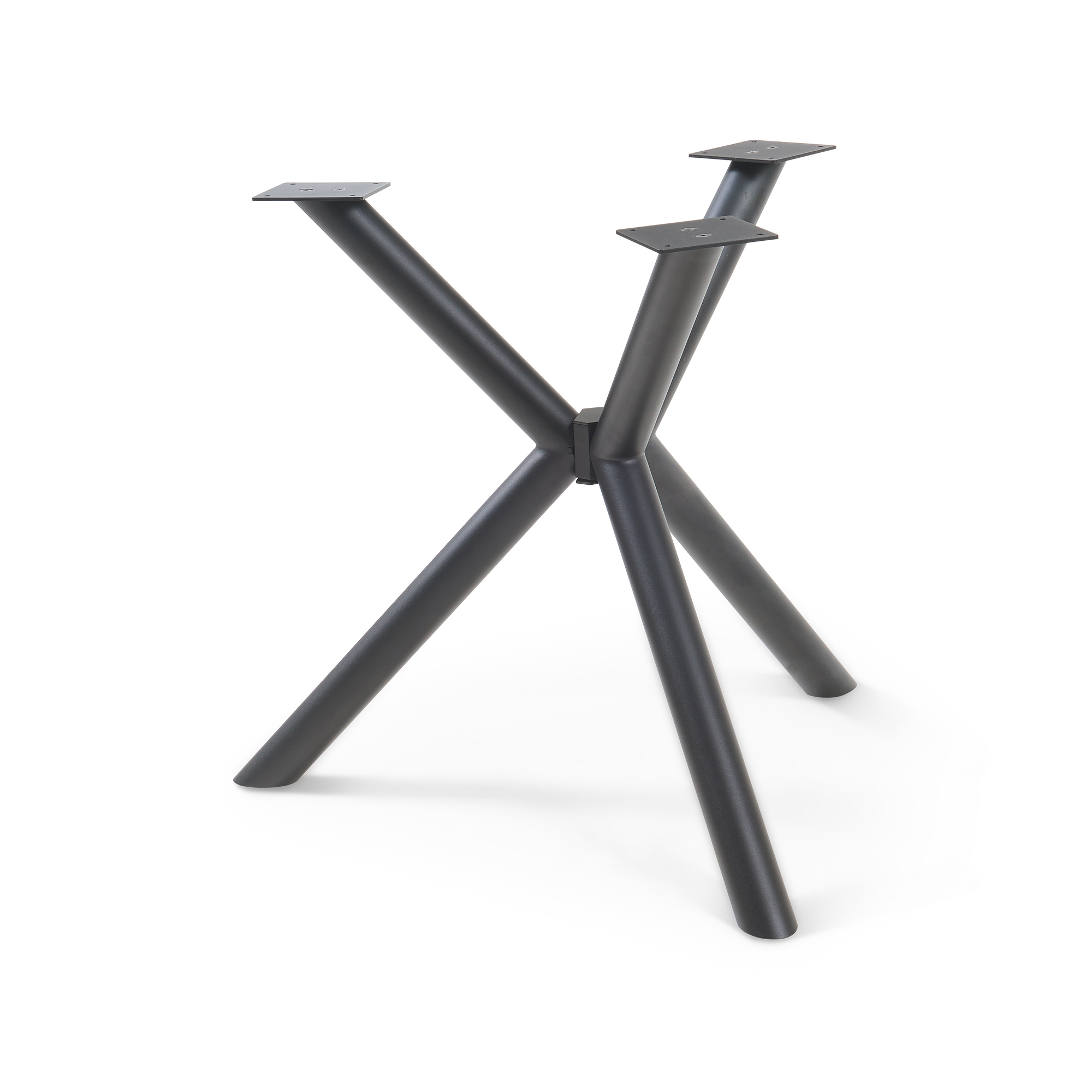 Pata de mesa viserinna forma de estrella acero 94,5x94,5x73 cm - negro