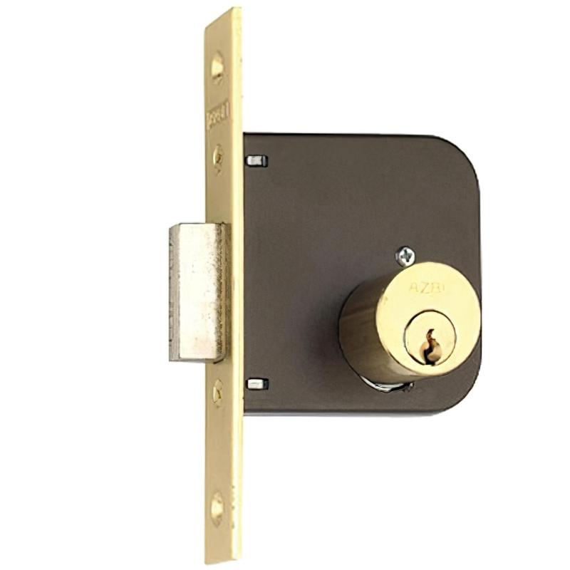 Cerradura embutir yale azbe 51 hl 45x70 con palanca y cuadrada