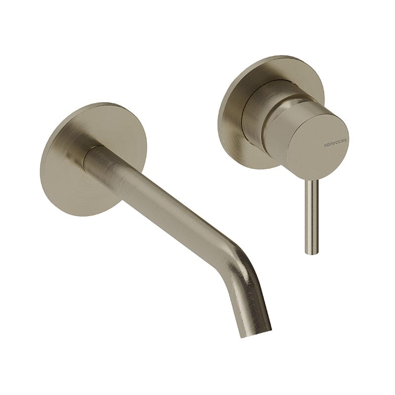 Grifo monomando mural loop 18 cm cromado