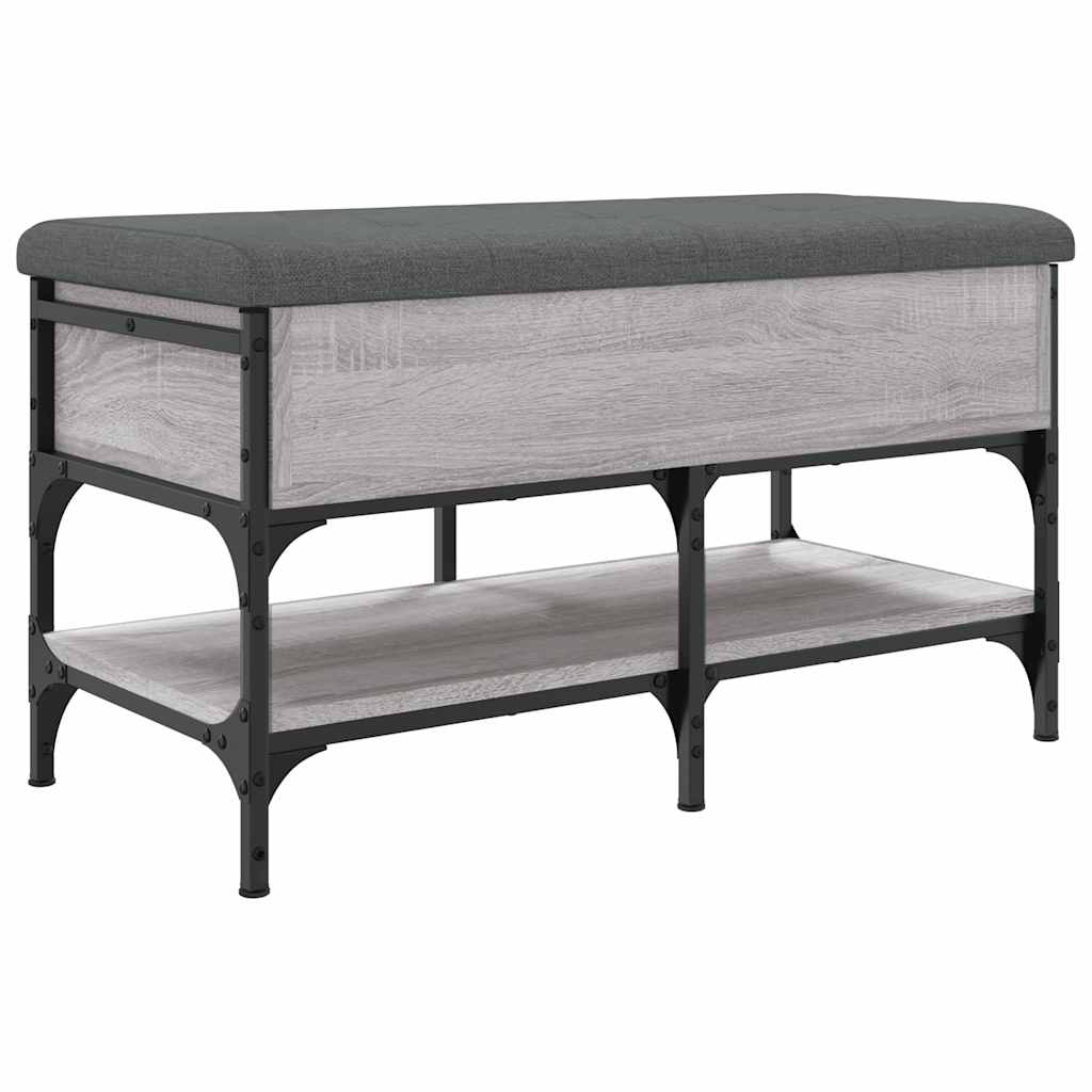 vidaXL zapatero madera de ingeniería gris sonoma 82x42x45 cm