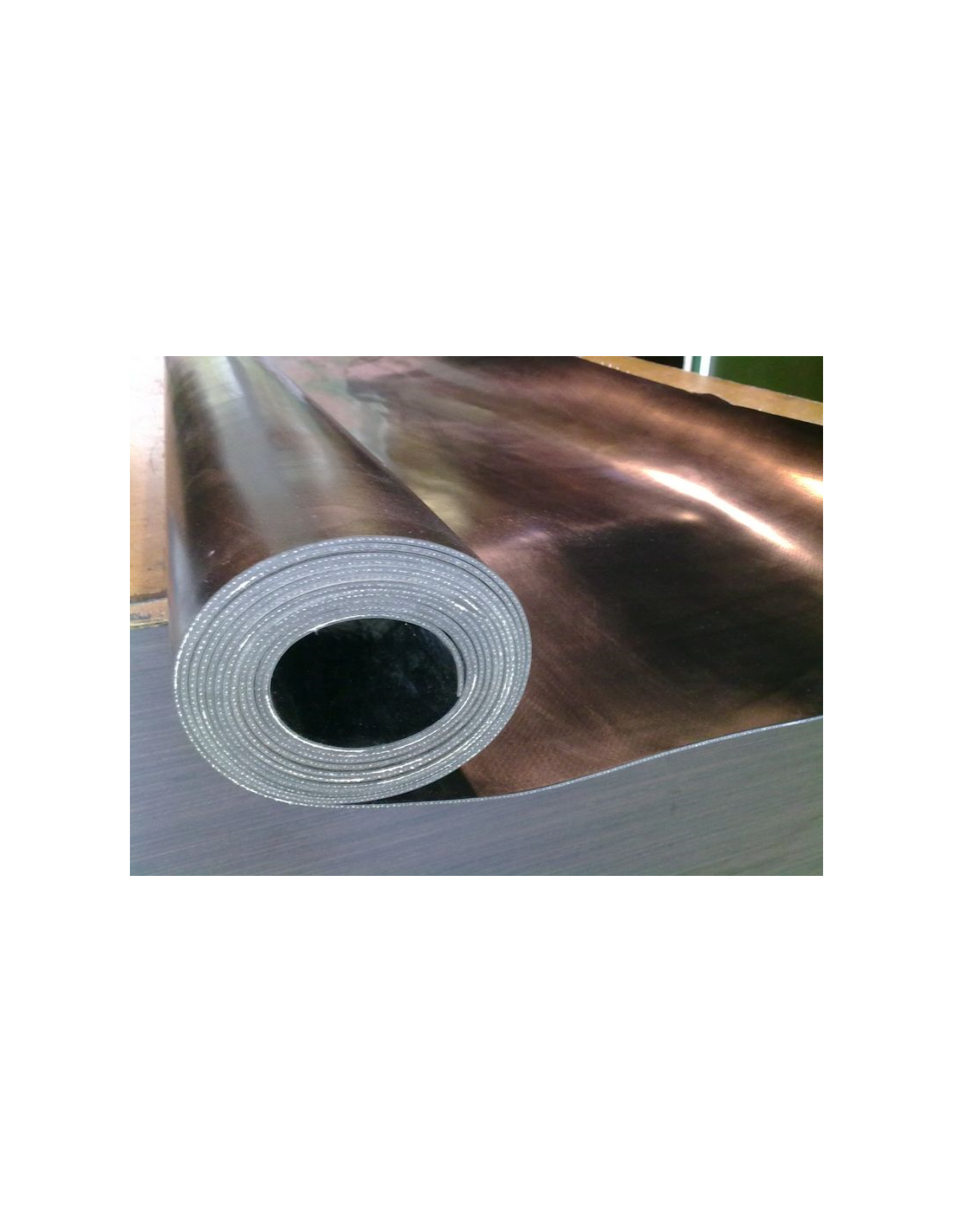6mm - rollo sbr con tejido . Ancho 1m