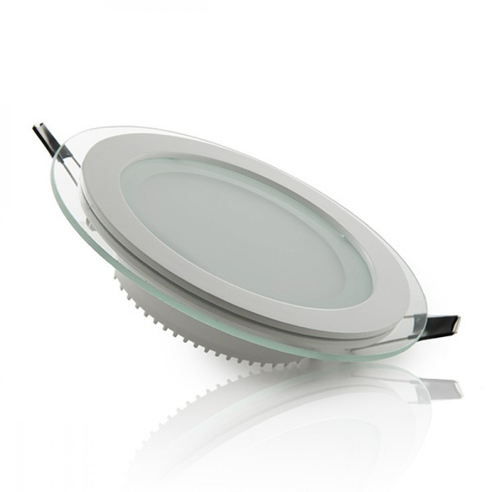 Foco downlight LED 12w 1200lm 6000ºk circular cristal ø160mm 40.000h [g