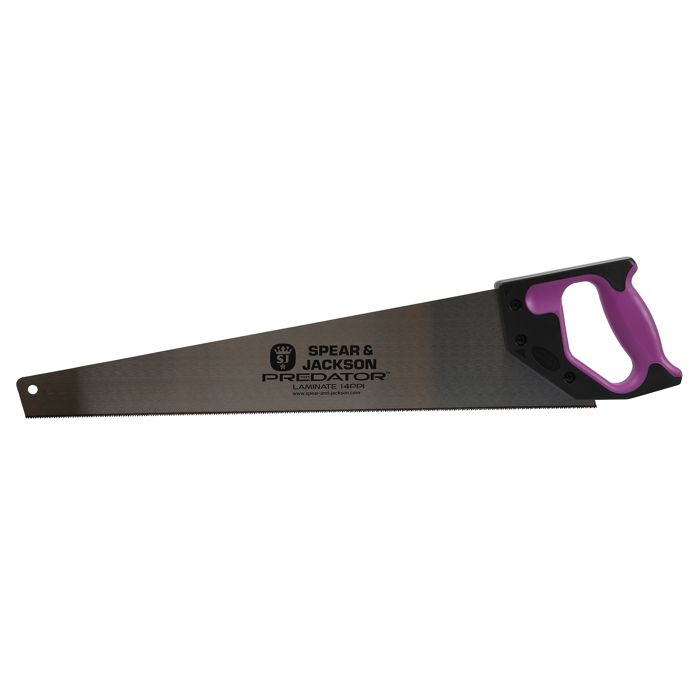 Sierra de mano para parquet - diente 14 tpi - acero tratado - 508 mm