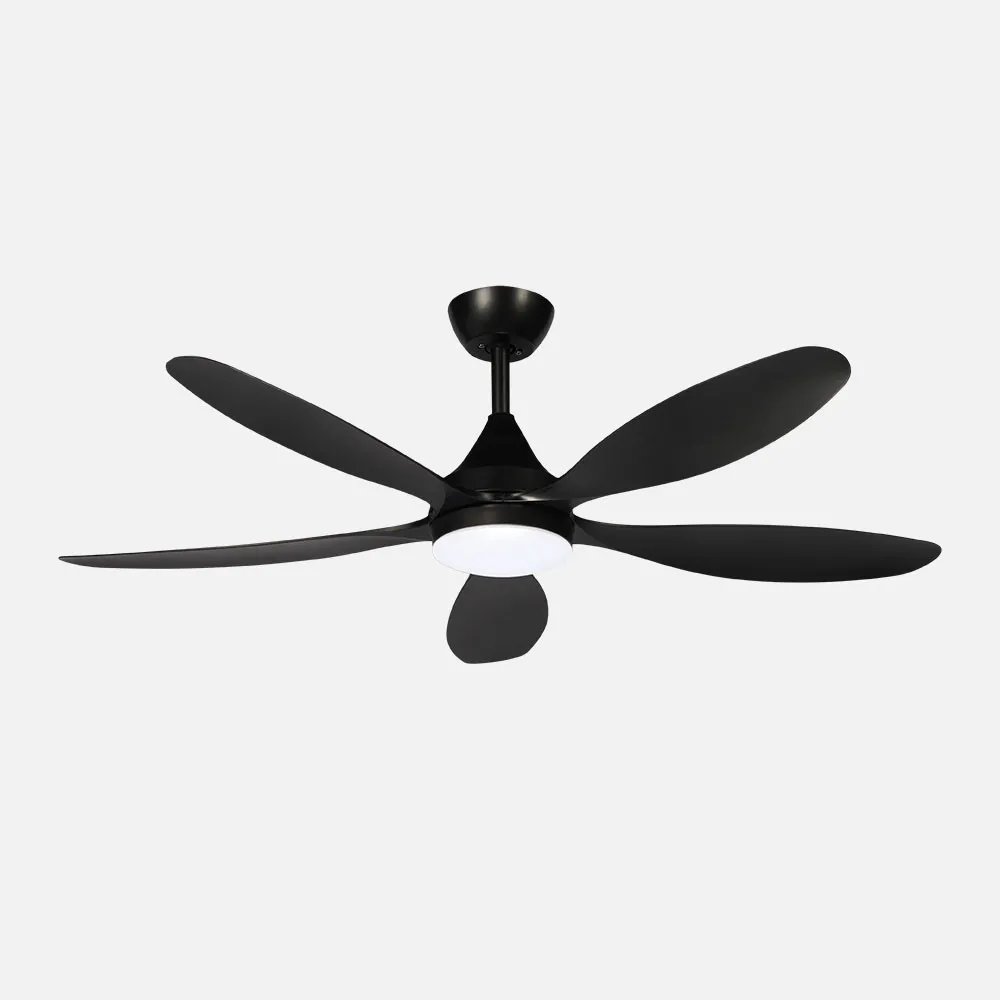 Ventilador dc tobarra 18w negro 5aspas 6vel.132d 2250lm 300045006500kk rem