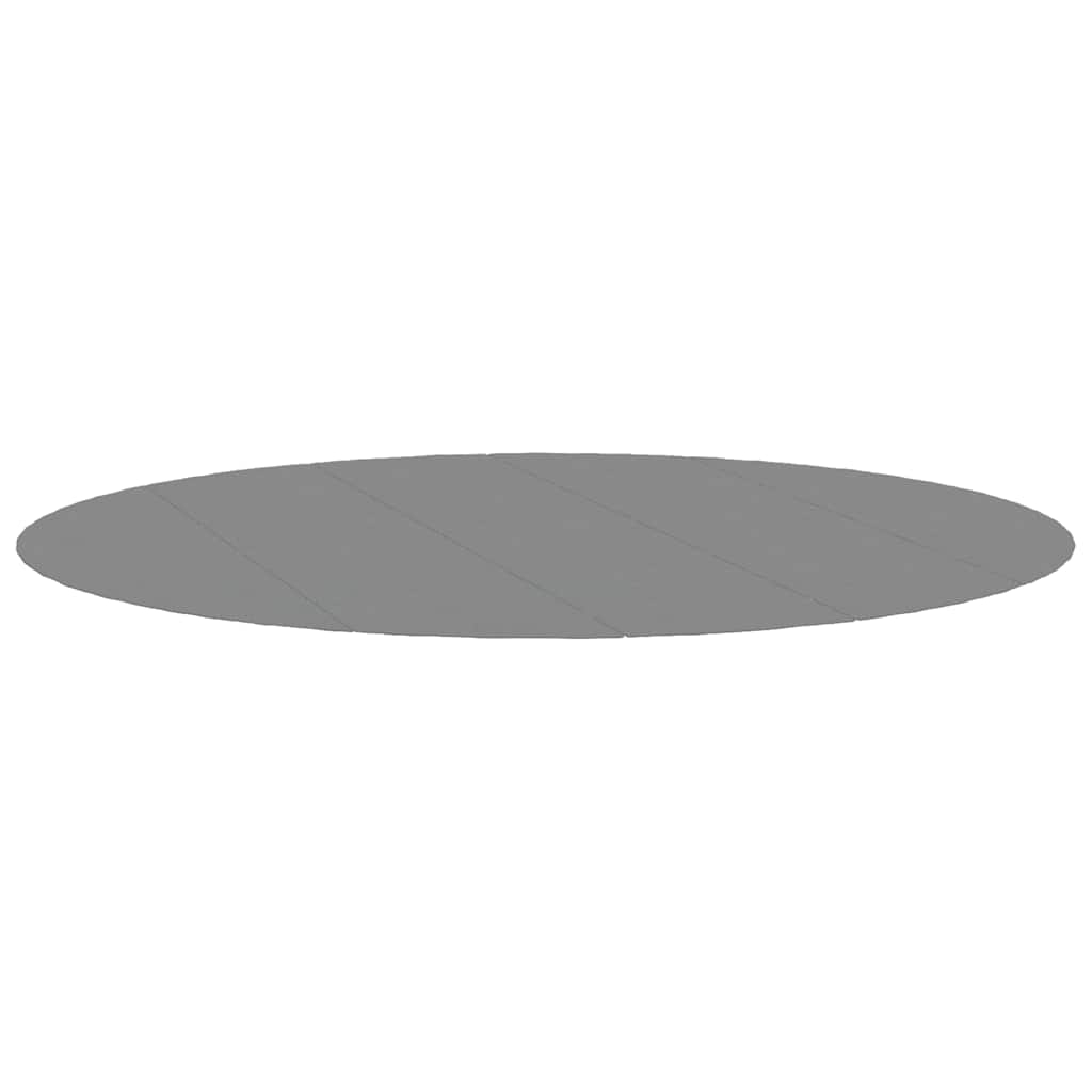 vidaXL tapiz de suelo piscina geotextil de poliéster gris claro ø550cm
