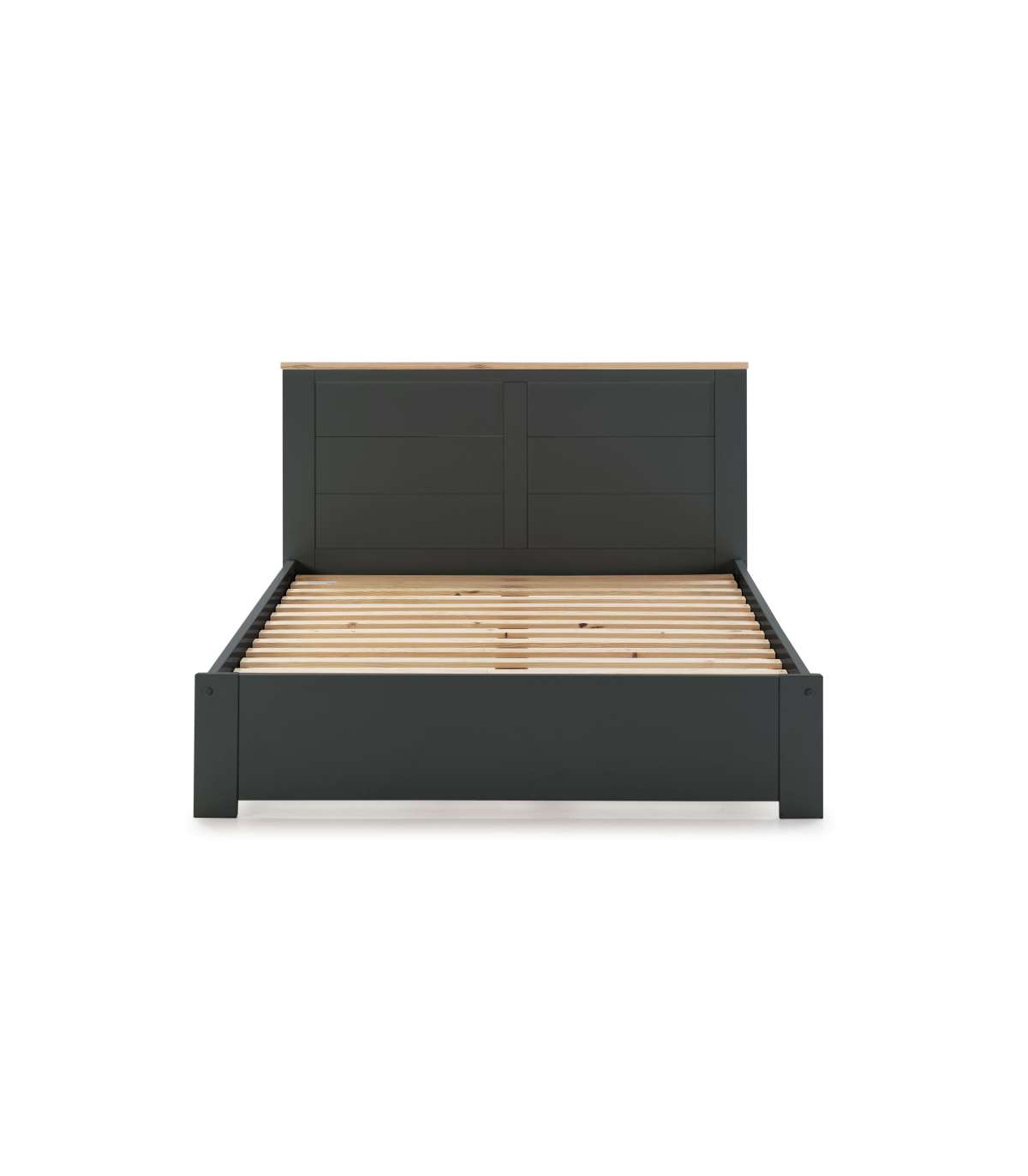 Cama matrimonial anika con diseño moderno y estructura resistente