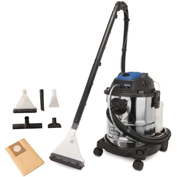 Scheppach sprayvac20 aspirador inyector extractor de agua y polvo - 1600w -