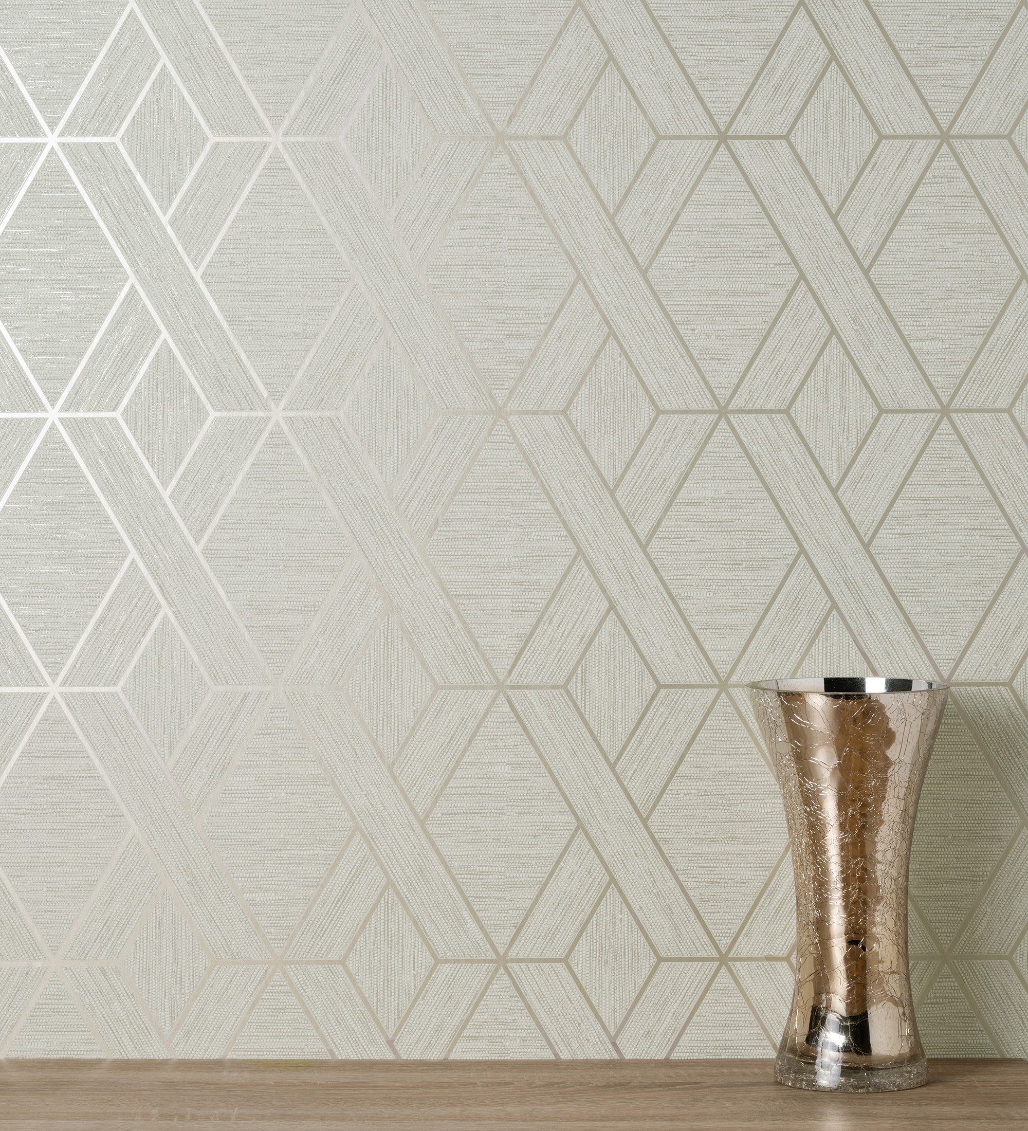 Papel pintado gaulan lavable geométrico trenzado de líneas 5.23m²