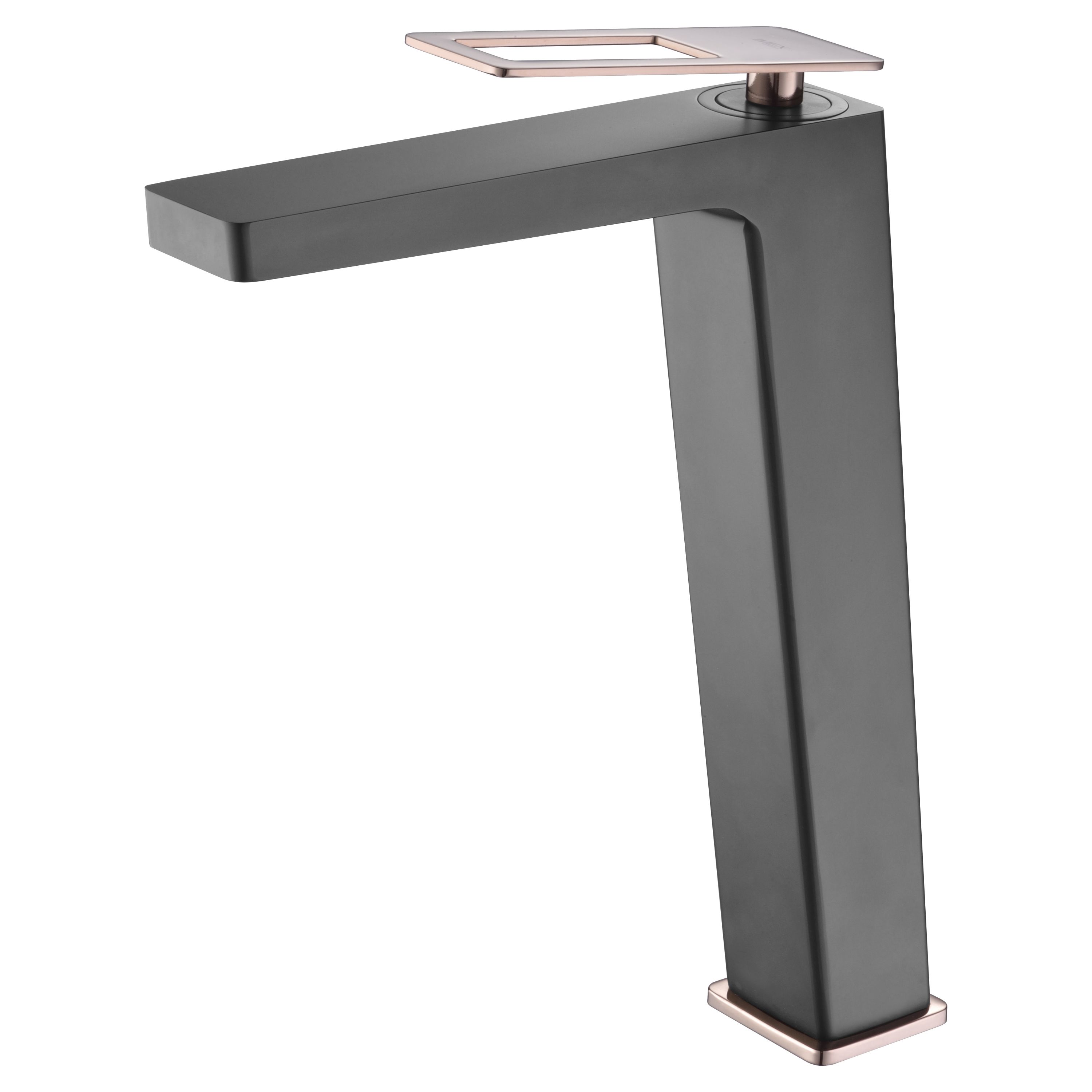 Grifo de lavabo alto suecia negro oro rosa [ imex® ]