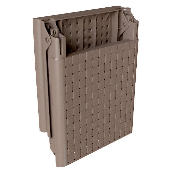 Tumbona plegable con ruedas color: wengue 58x42x199cm modelo: dream sp