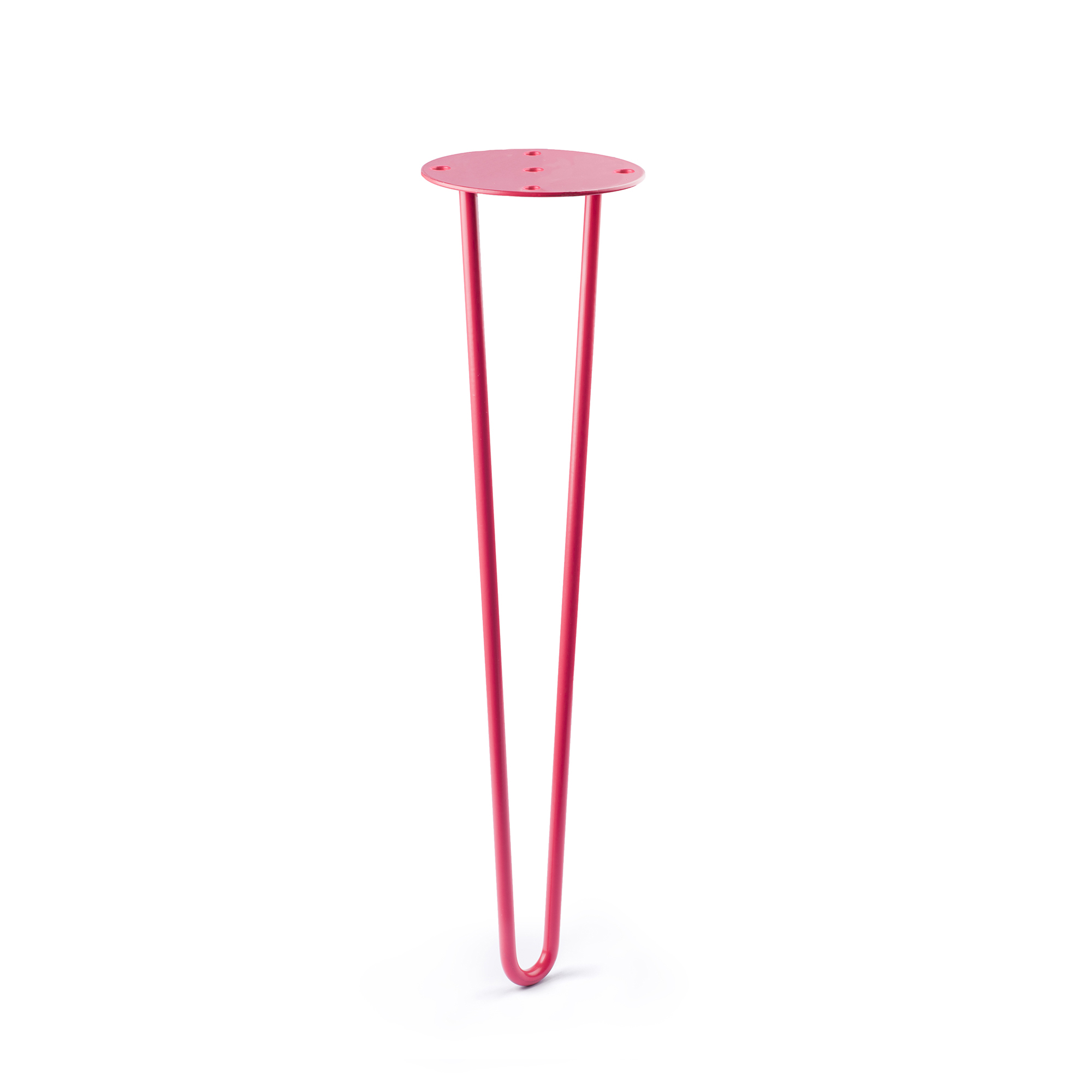 Pata para mueble rei 950 | 100x100x400 mm | rojo | 4 uds. | acero