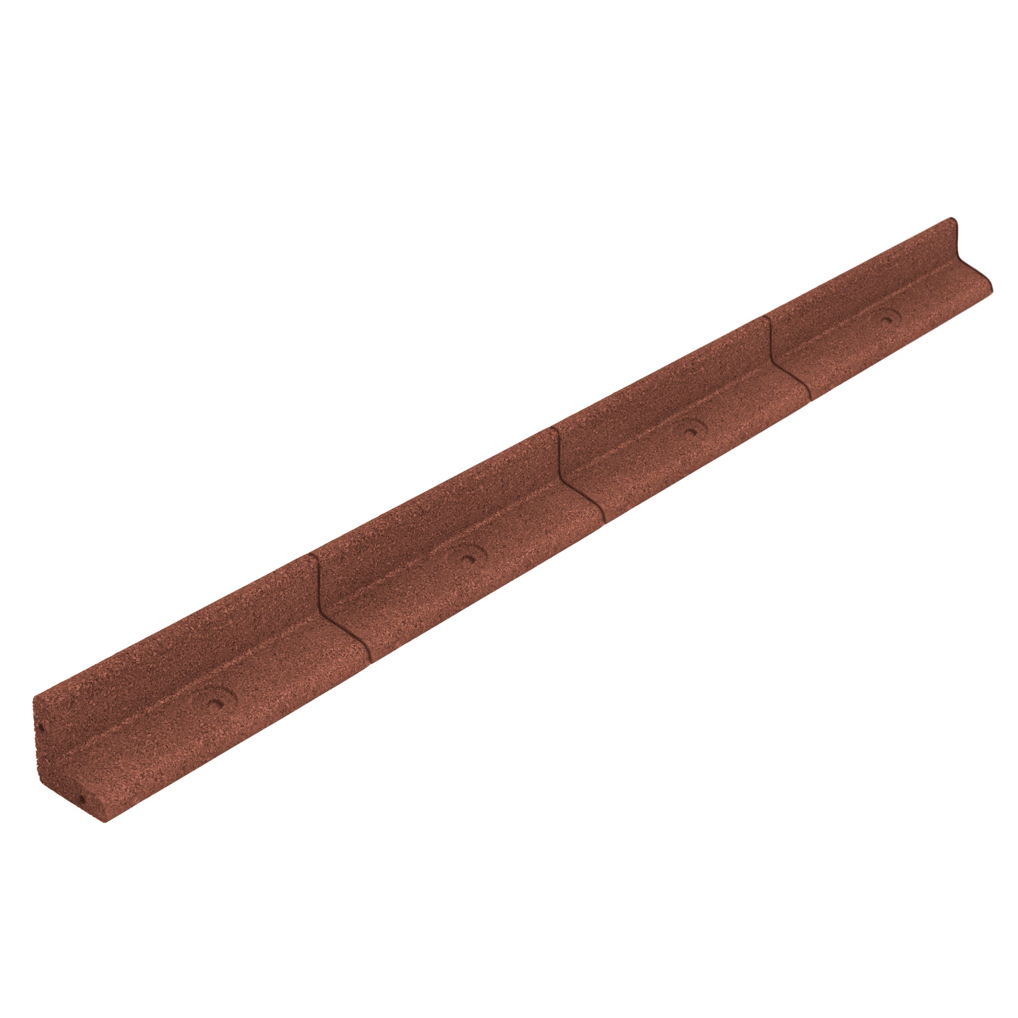 Bordura flexible para jardín 19.2m con mazo – terracota