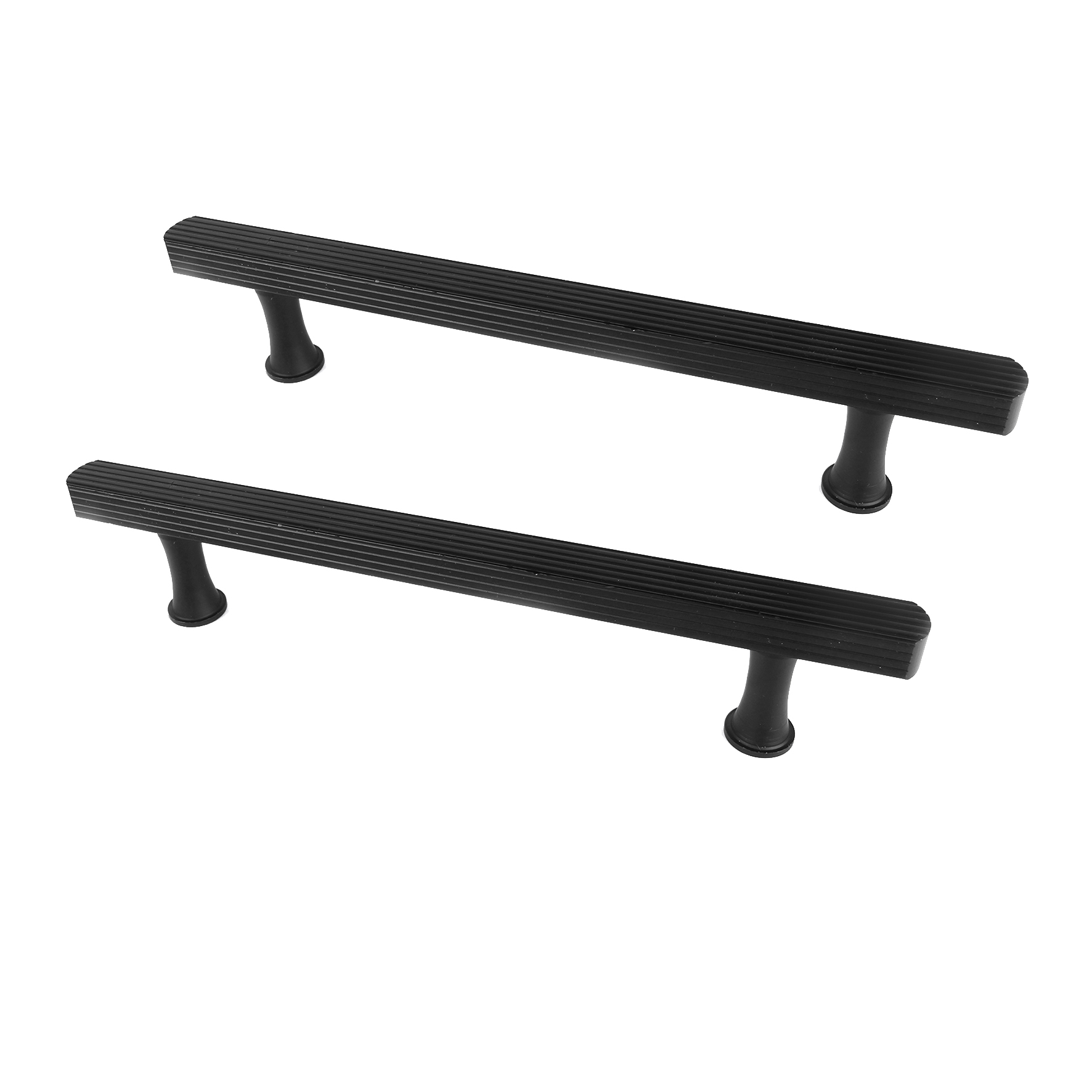 Tirador para mueble rei 6306 | 146x12x34 mm | negro mate | 2 uds.