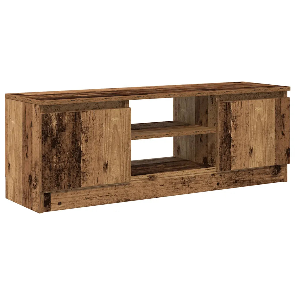 Mueble de tv clásico con puertas de almacenamiento 102