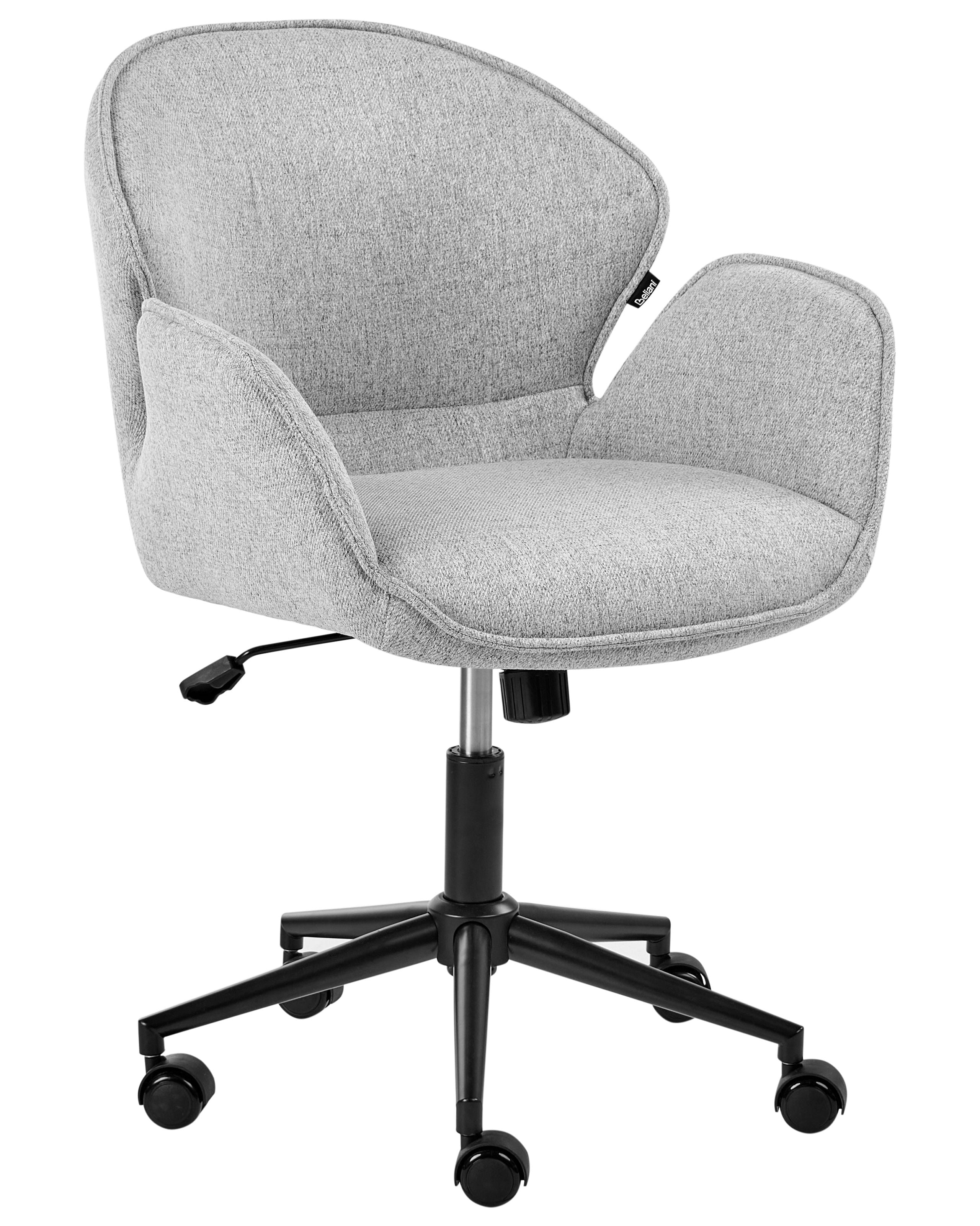 Silla de escritorio belmar tela gris claro