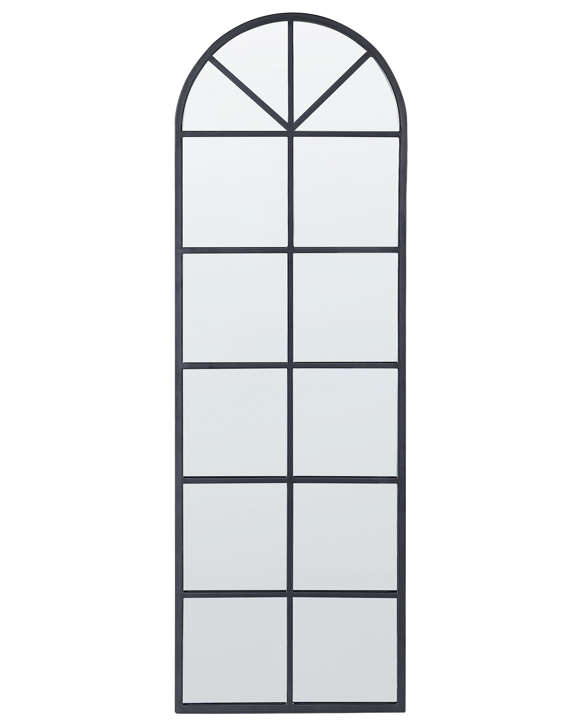 Espejo de pared brouage 40 cm 120 cm metal negro