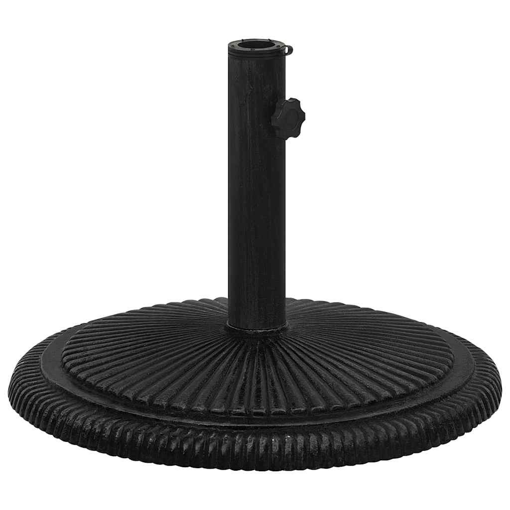vidaXL base de sombrilla de hierro fundido negro 45x45x30 cm