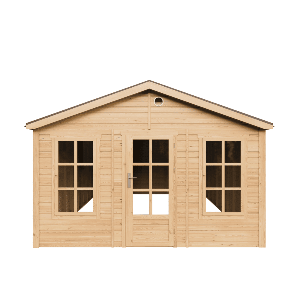 Timbela m737 caseta jardin exterior de madera 370 x 600 cm