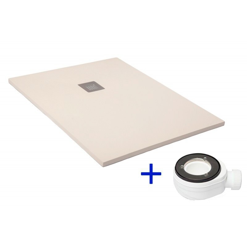 Plato de ducha crema ral 1013 75x150