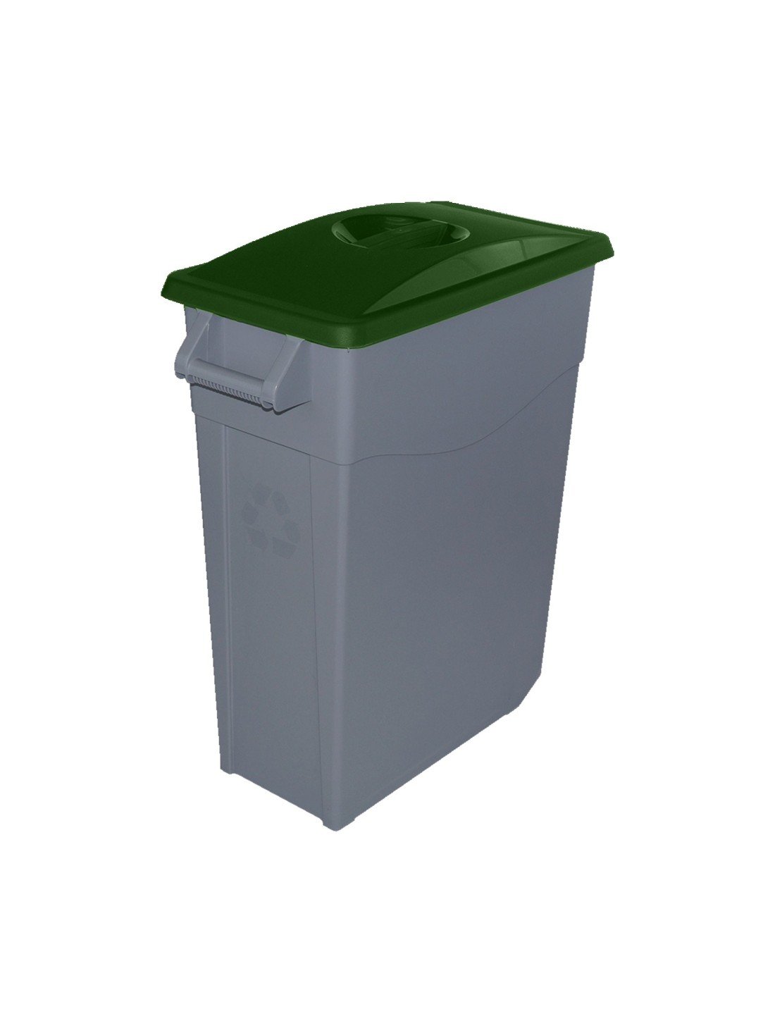 65 l - tapa cerrada | verde | contenedor de basura denox 65, 85 y 110 - d