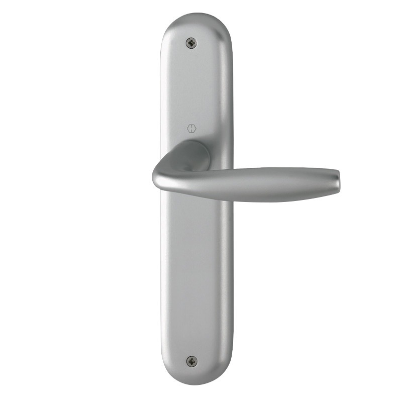 Juego manilla recuperable new york 1810/273p placa simil inox f9 hoppe