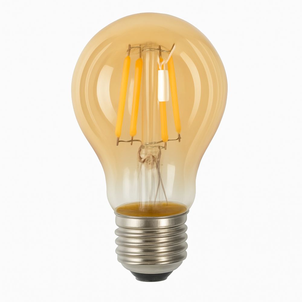 Bombilla LED a60 E27 filamento 4w 460lm 460lm. Luz cálida 2700k