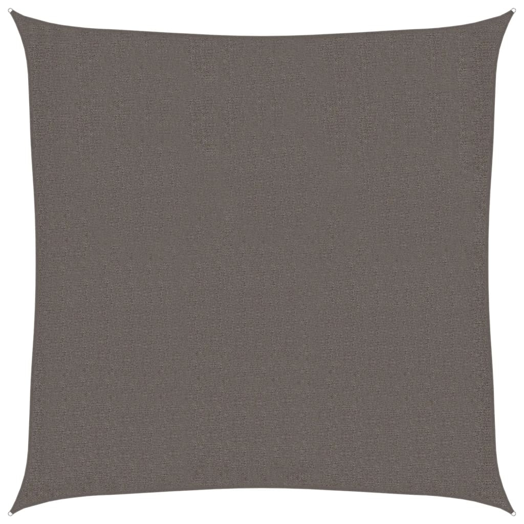 vidaXL toldo de vela cuadrado hdpe 2x2 m gris antracita