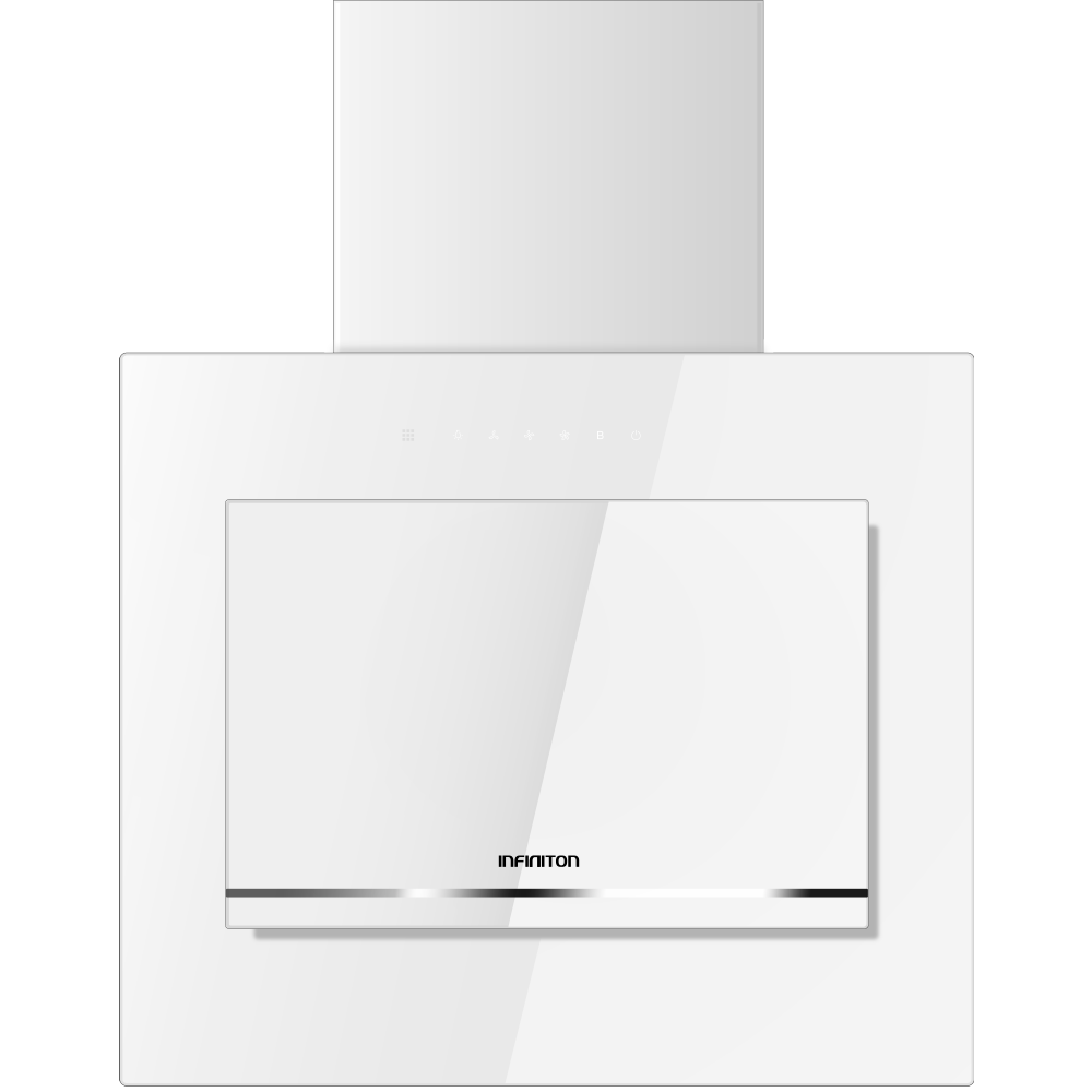 Campana infiniton cmptral-blc63 -cristal blanco,60cm,800m³/h,210w,perimetr