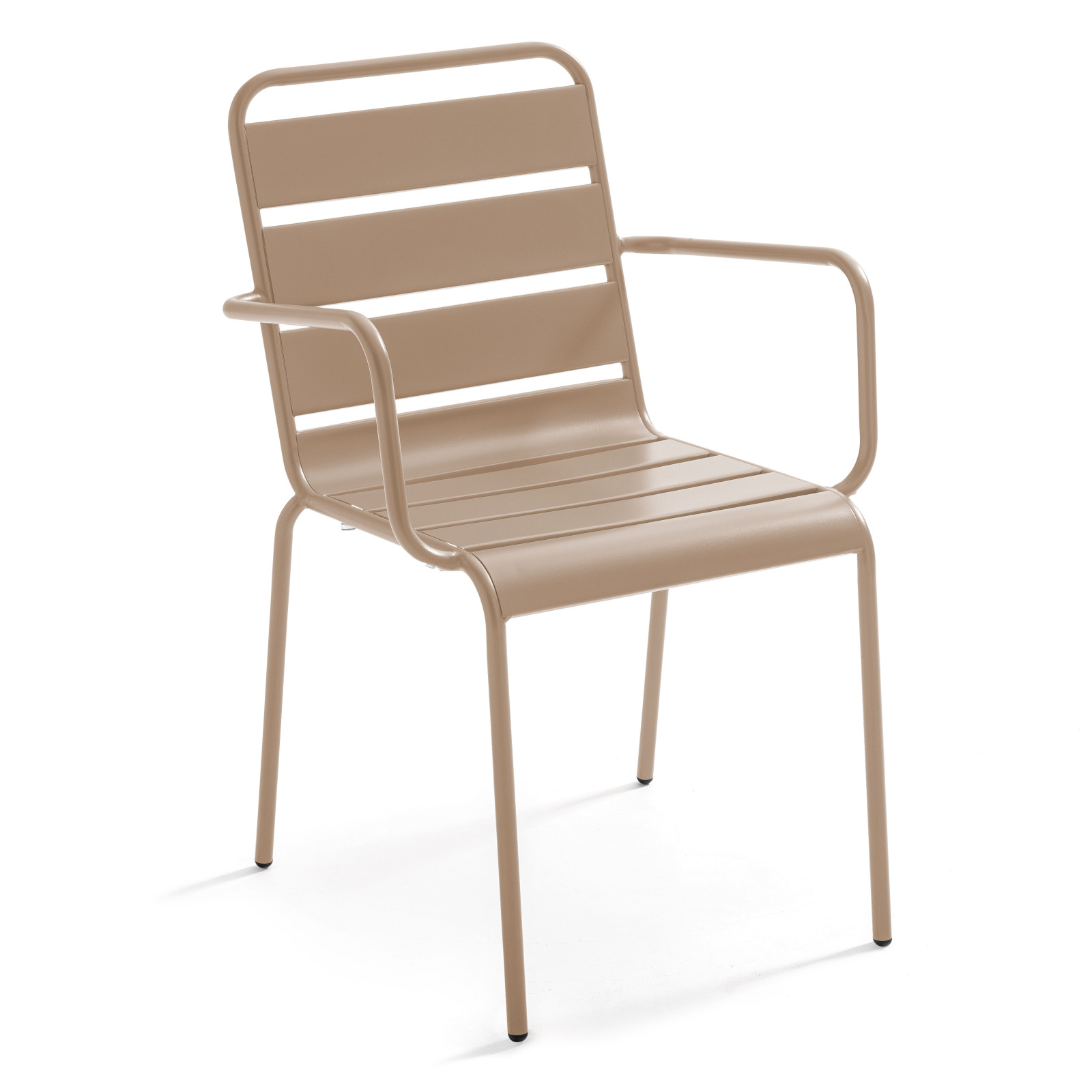 Oviala - sillón de jardín de metal topo