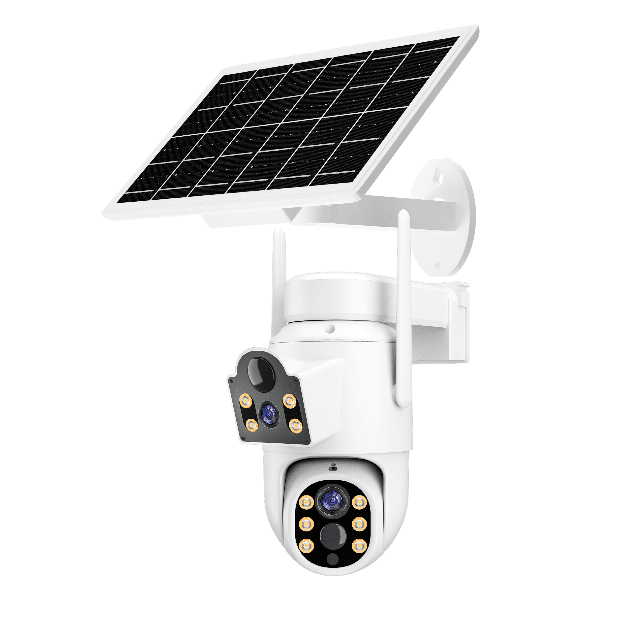Cámara vigilancia solar bajo consumo, pir, h.265x, visión nocturna y Wi-Fi