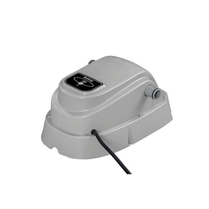 Calentador eléctrico - Bestway - para piscina sobre el suelo - gris