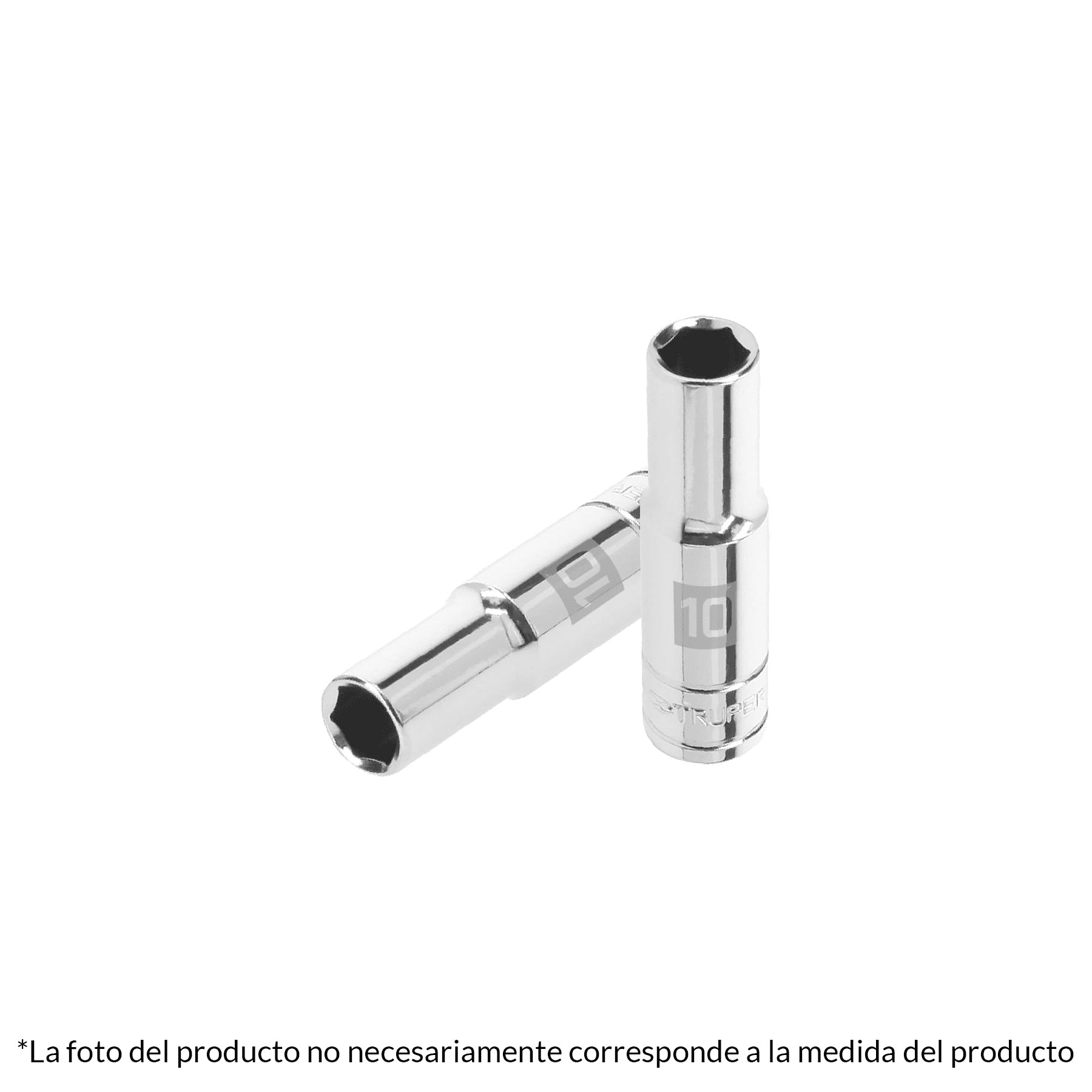 Llave vaso hexagonal larga, cuadro 3/8" - 11 mm