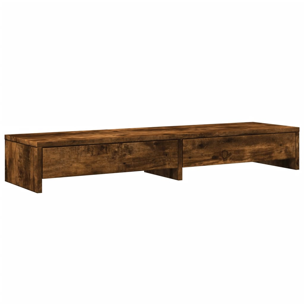 Soporte para monitor mueble de escritorio con cajones madera