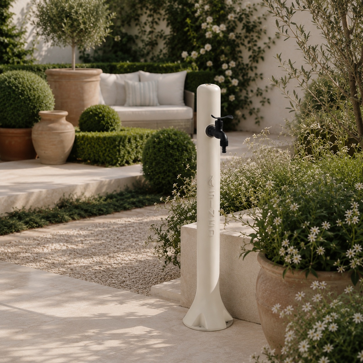 Fuente de jardín de polietileno sined fontana acqua bianca