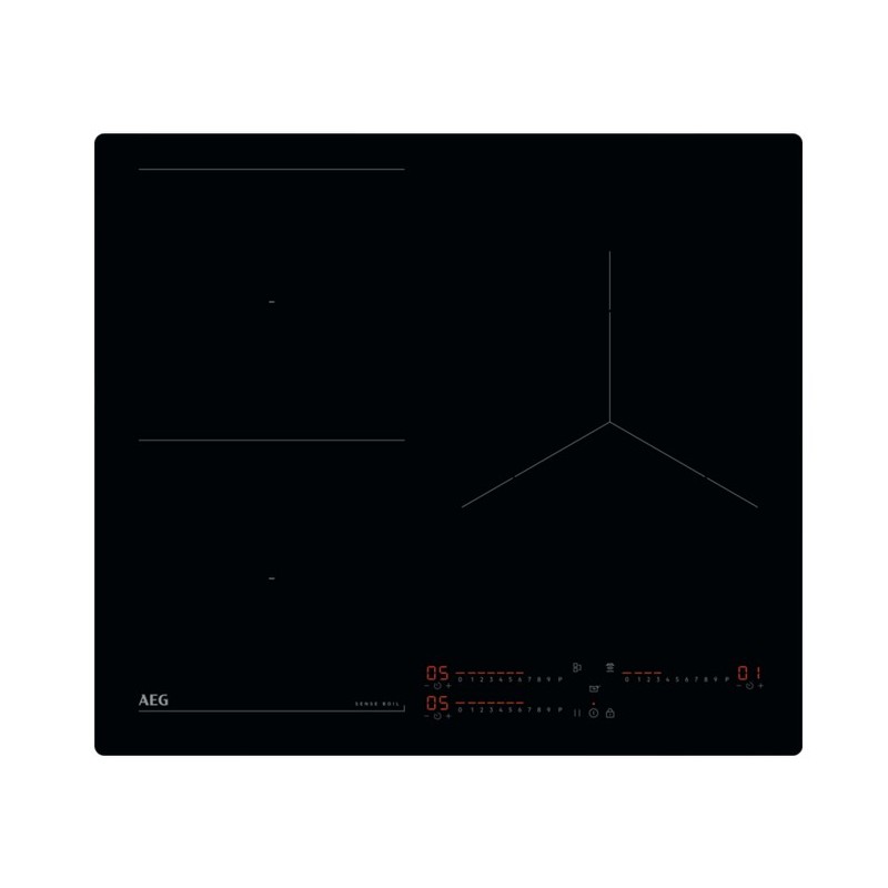 Vitrocerámica de inducción AEG ti63iq10ib 60 cm 3 zonas senseboil