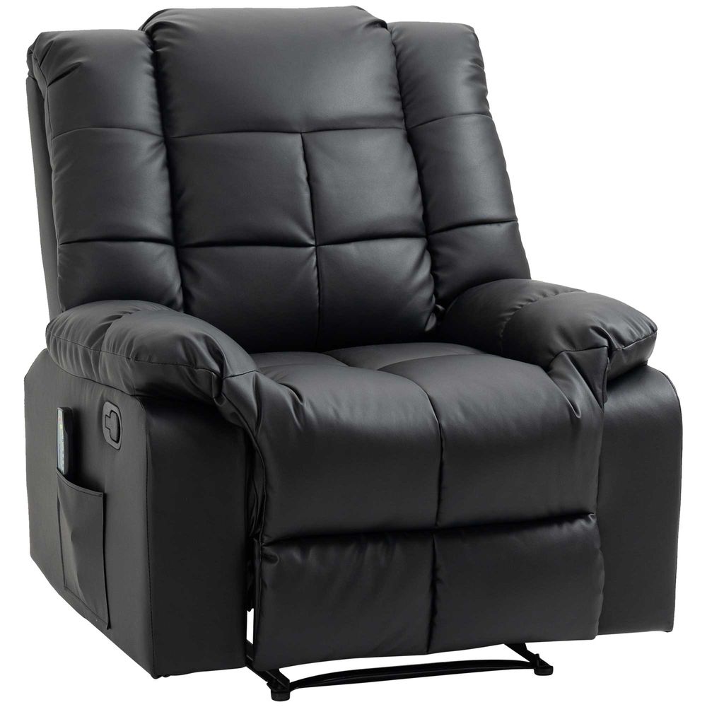 Sillón masaje reclinable 94x99x99 cm pu Homcom, hogar - sofás y butacas