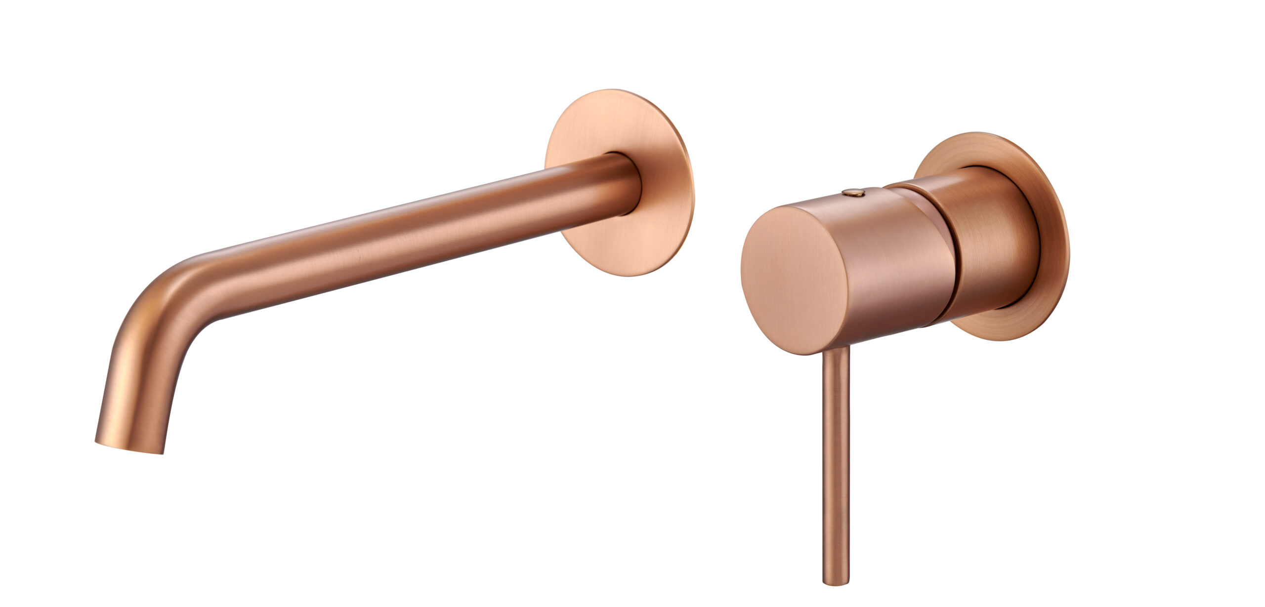 Grifo de lavabo empotrado monza oro rosa cepillado [ imex® ]