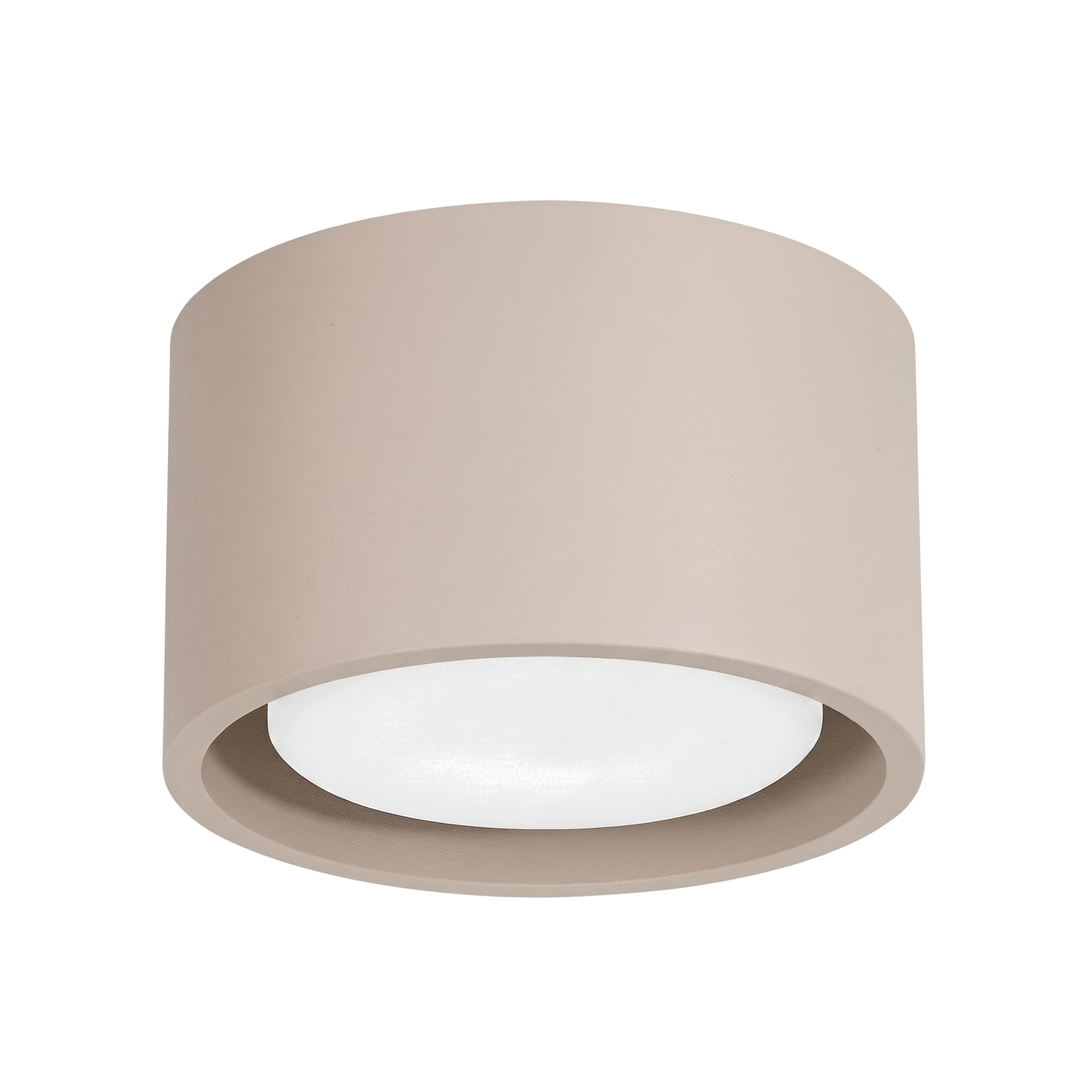 Plafones modo 1 taupe aluminio 10x6x10cm