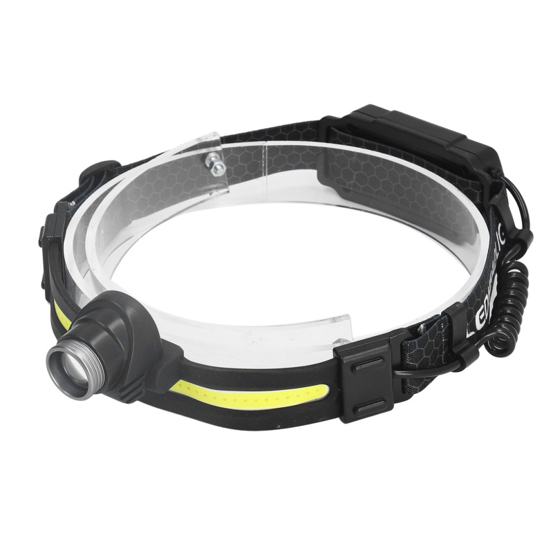 Linterna COB zoom sensor aventuras exterior recargable