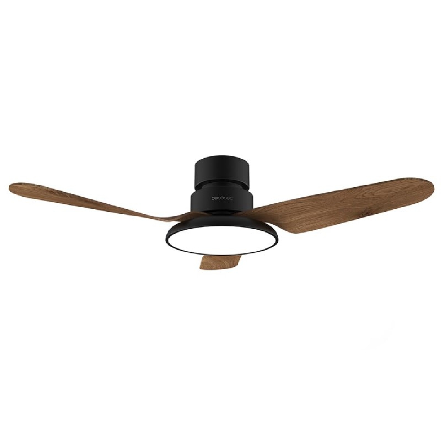 Cecotec ventilador de techo con luz energysilence aero 5200 light darkwood